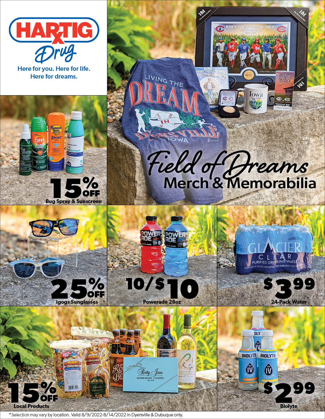 Field of Dreams Specials Hartig Drug Stores