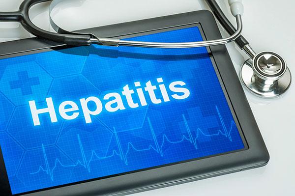 Hepatitis A image - Ipad & stethoscope