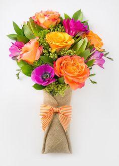 Bouquet of vibrant flowers